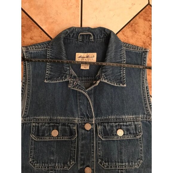 Eddie bauer Denim Vest with pockets - Picture 5 of 9